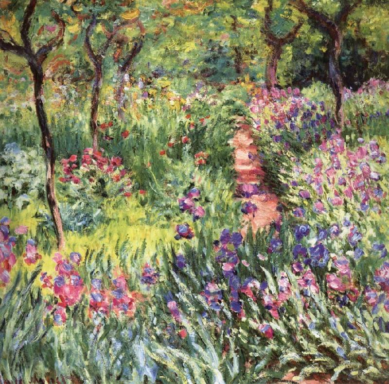 Claude Monet The Artist-s Garden at Giverny China oil painting art